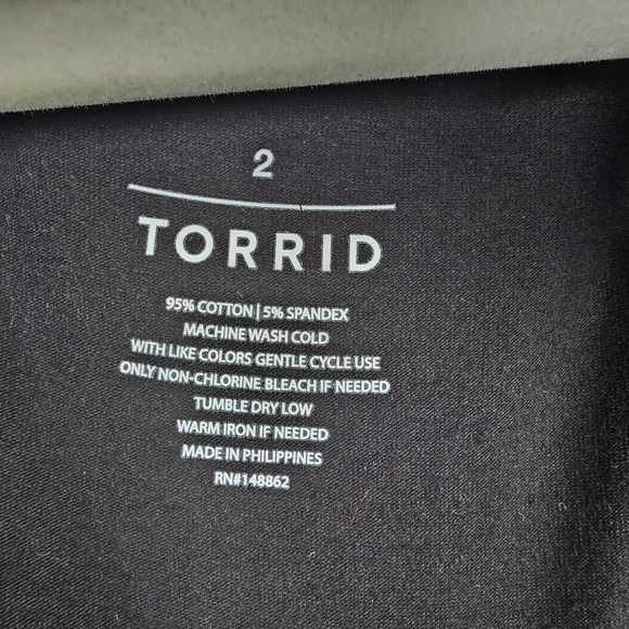 Torrid Black Cutout Blouse - Picture 3 of 4